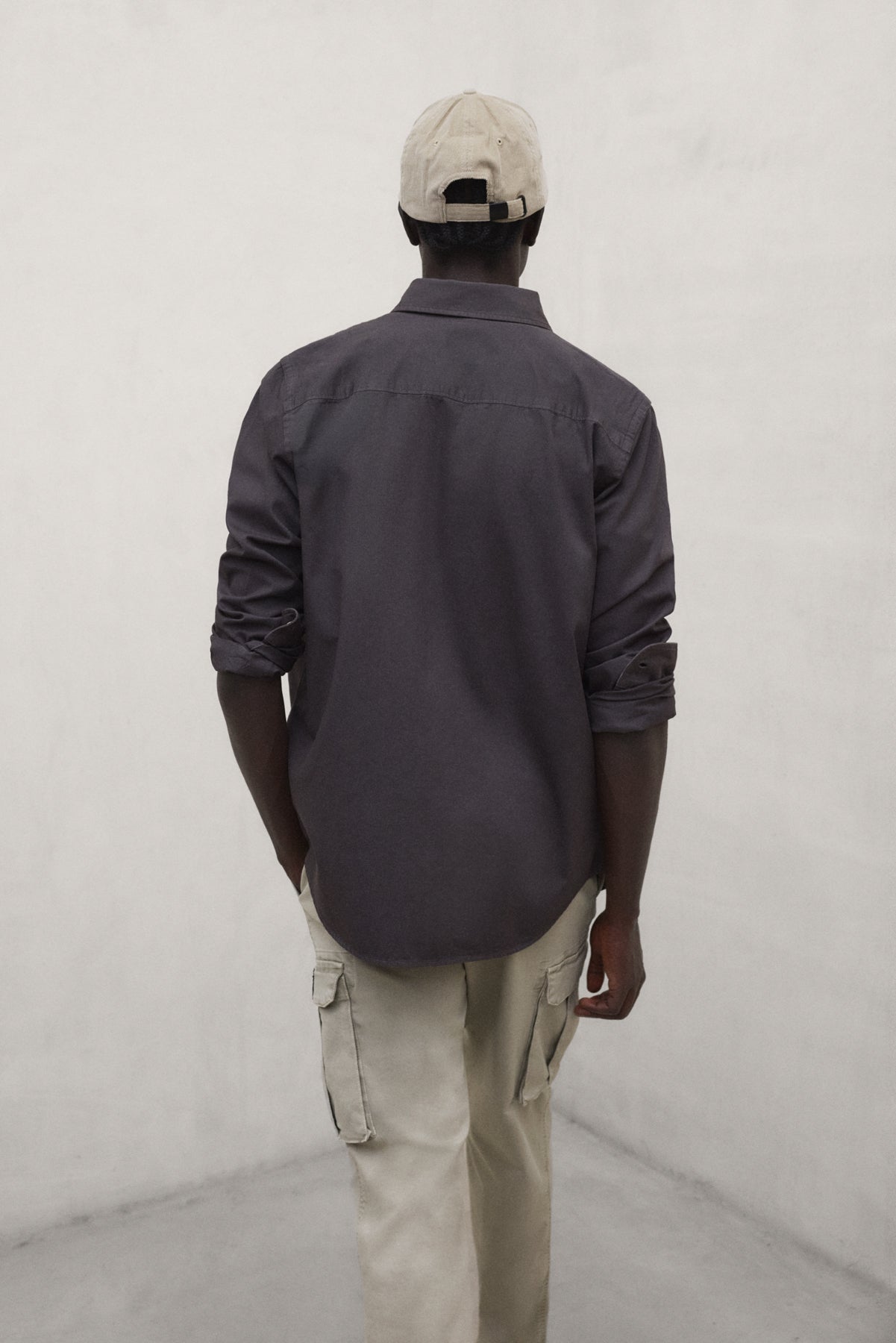 CHEMISE ANTEJO GRIS FONCÉ