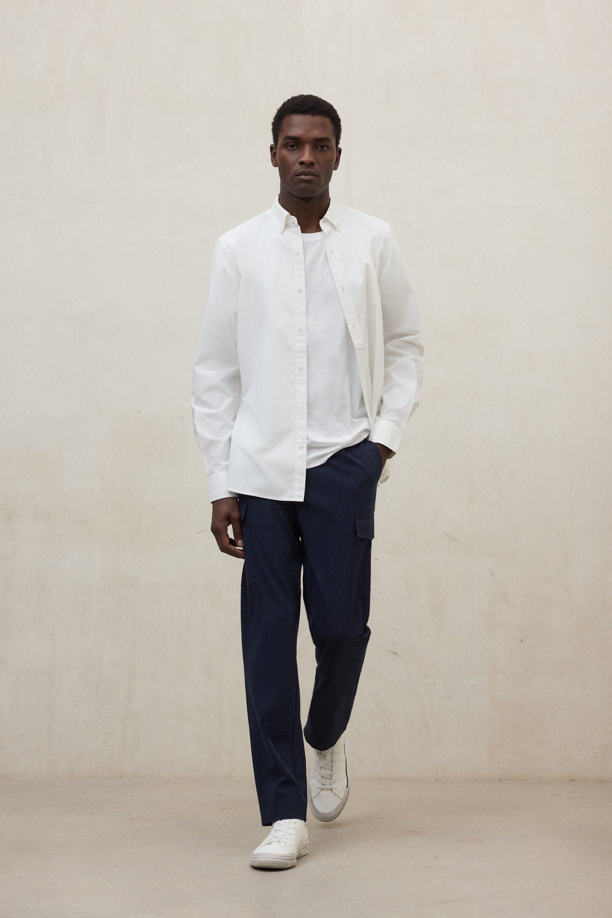 WHITE SMOOTH ANTONIO SHIRT