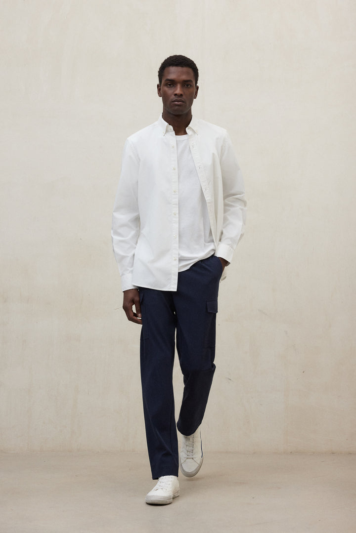 WHITE SMOOTH ANTONIO SHIRT