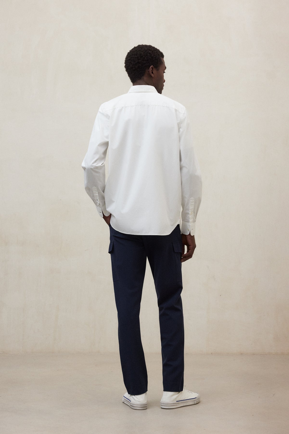WHITE SMOOTH ANTONIO SHIRT