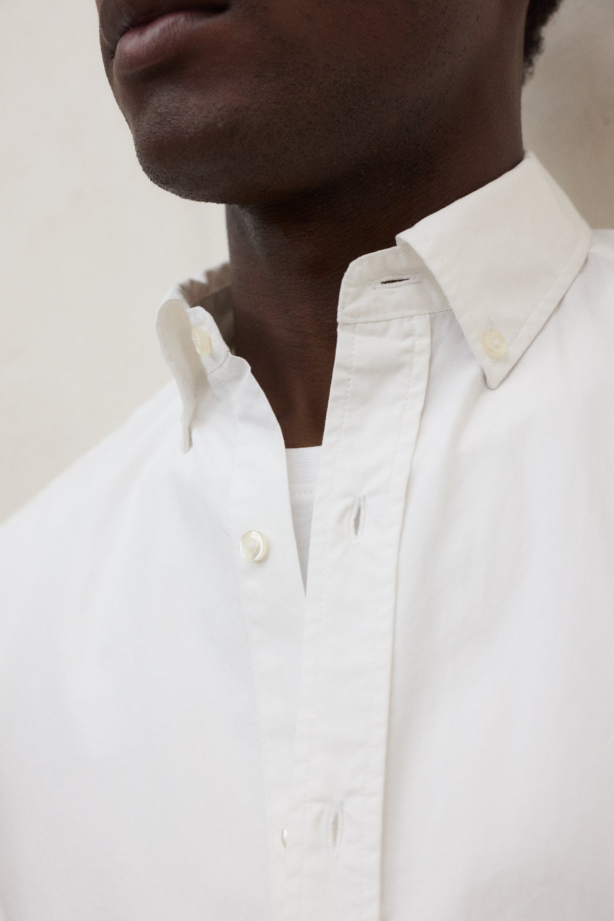 WHITE SMOOTH ANTONIO SHIRT