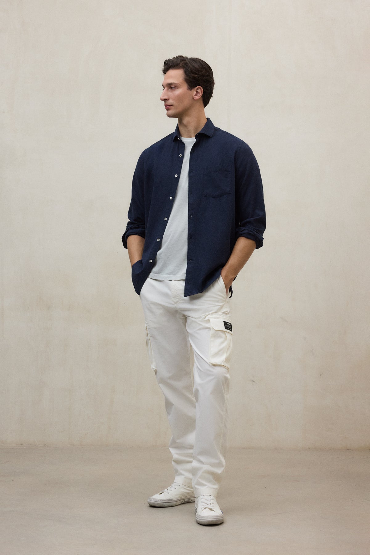 NAVY BLUE FELIPE SHIRT