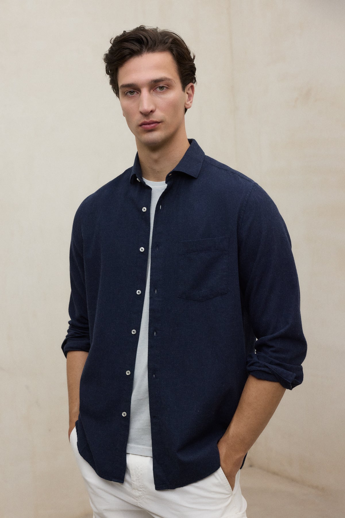 NAVY BLUE FELIPE SHIRT