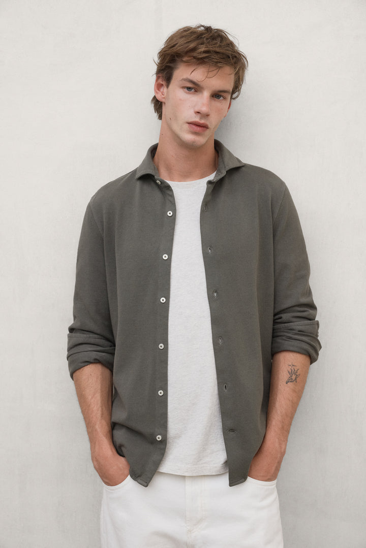 CHEMISE GOTHAM VERTE