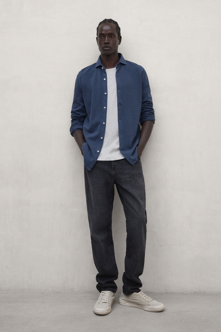 CHEMISE GOTHAM BLEUE
