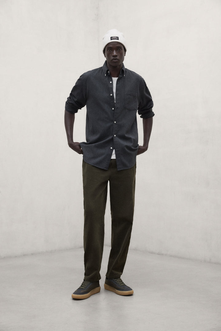 CHEMISE JAVIER GRIS FONCÉ
