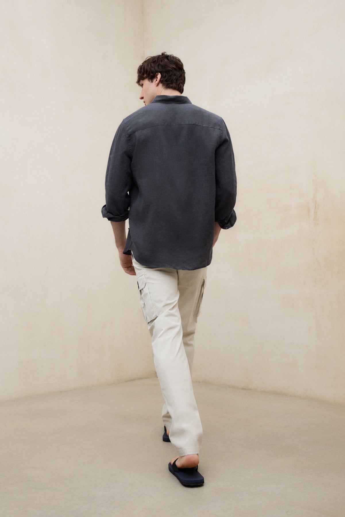 CAMISA MALIBU GRIS OSCURO