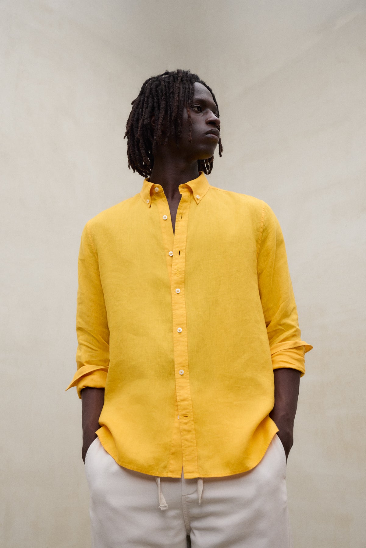 CAMISA MALIBU AMARILLA