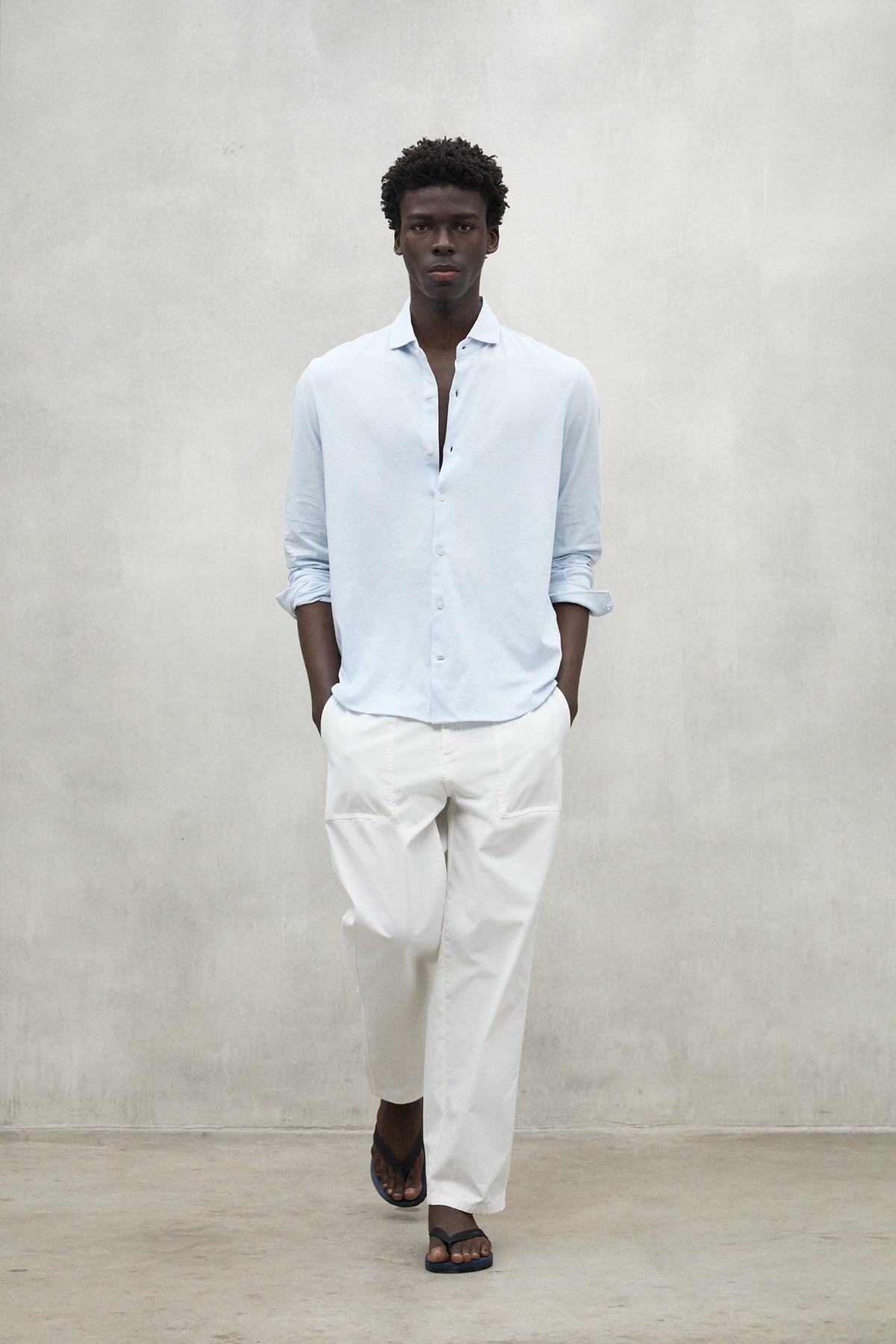 LIGHT BLUE MOLE SHIRT