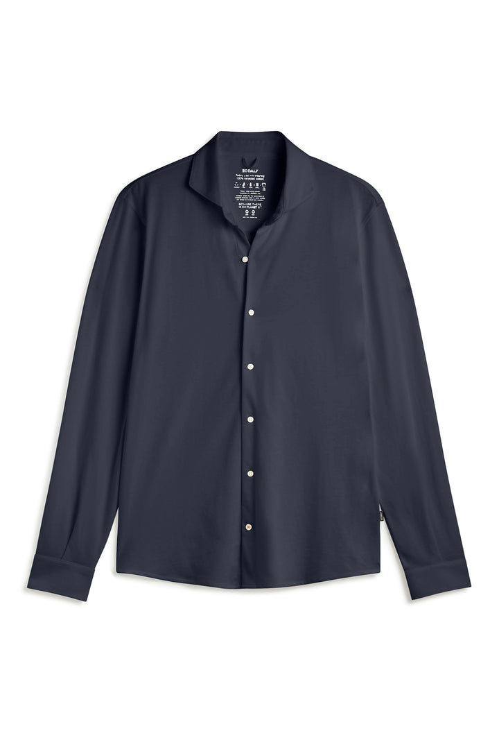 NAVY BLUE MOLE SHIRT