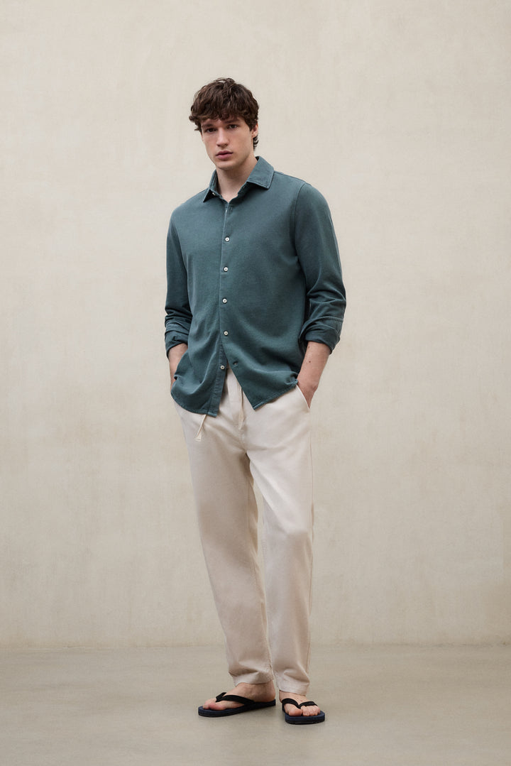 GREEN NEW GOTHAM SHIRT