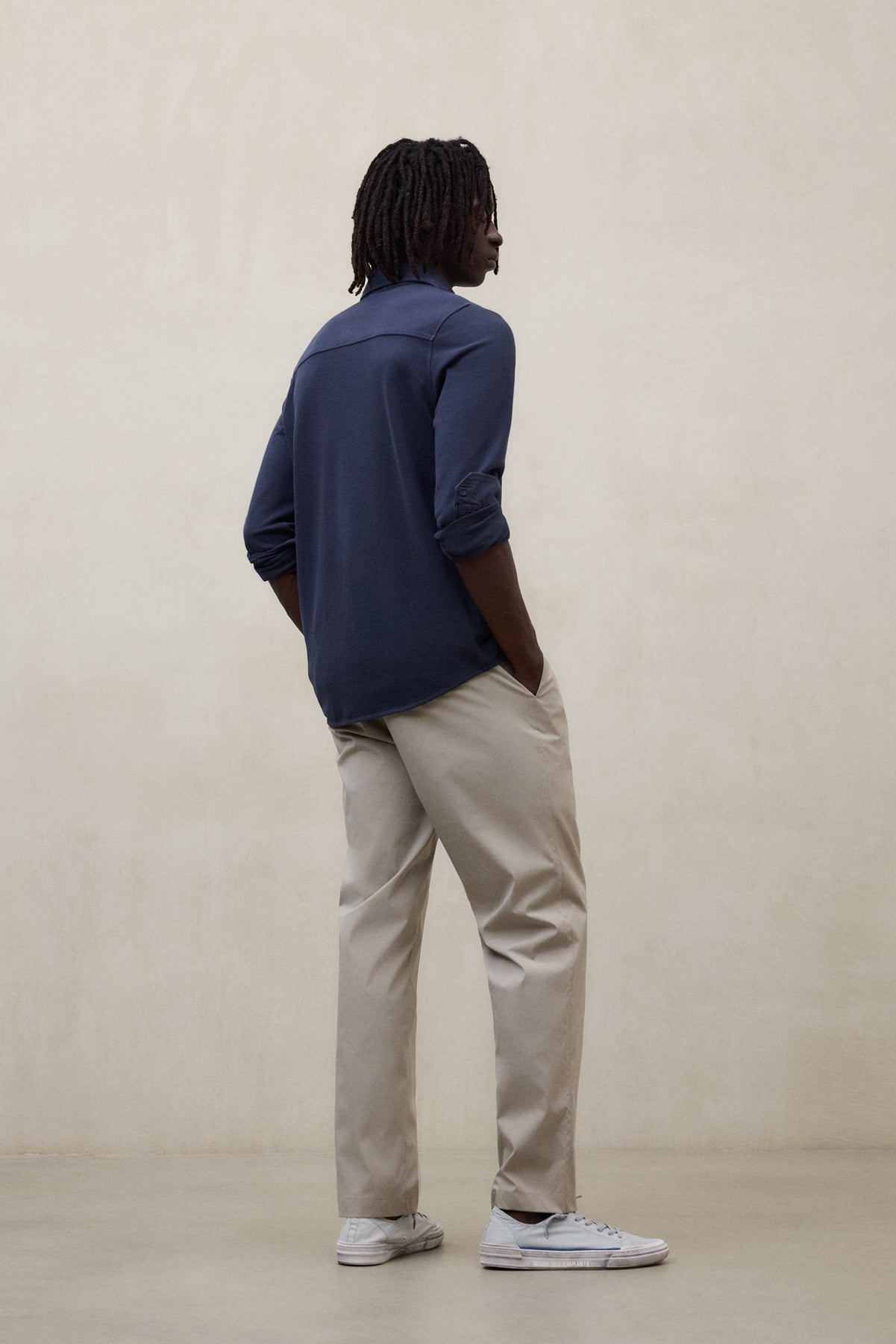 NAVY BLUE NEW GOTHAM SHIRT