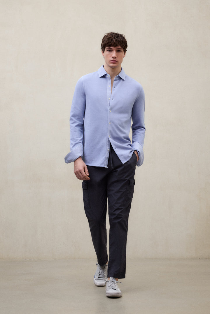 HEMD NEW GOTHAM BLAU