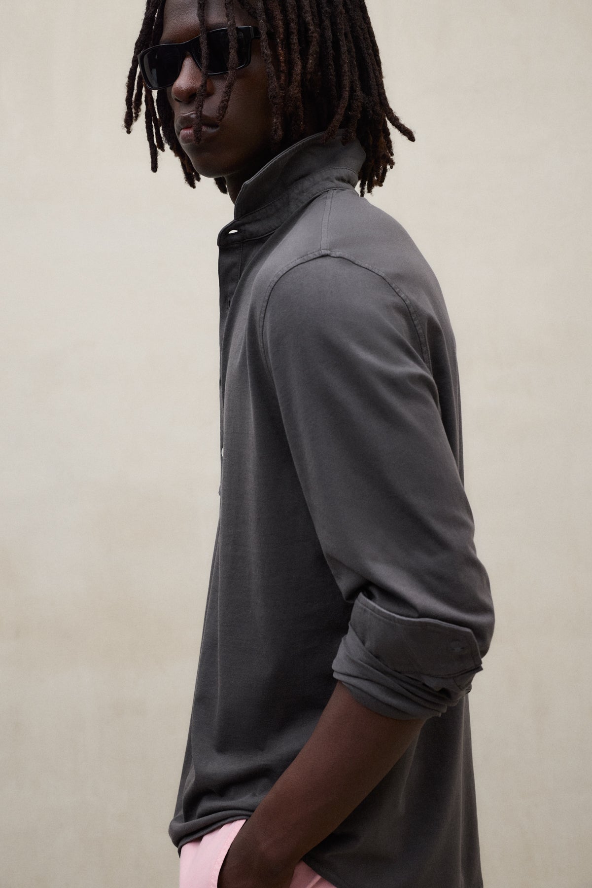 CAMISA WILL GRIS OSCURO