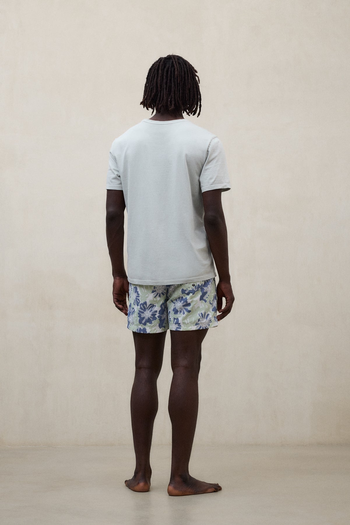 GREEN BEQUIA SWIM TRUNKS