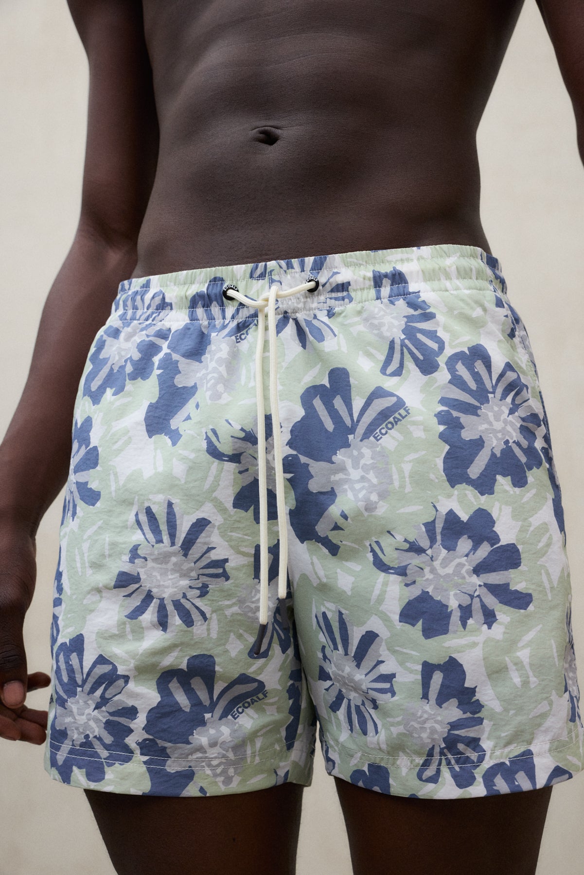 GREEN BEQUIA SWIM TRUNKS
