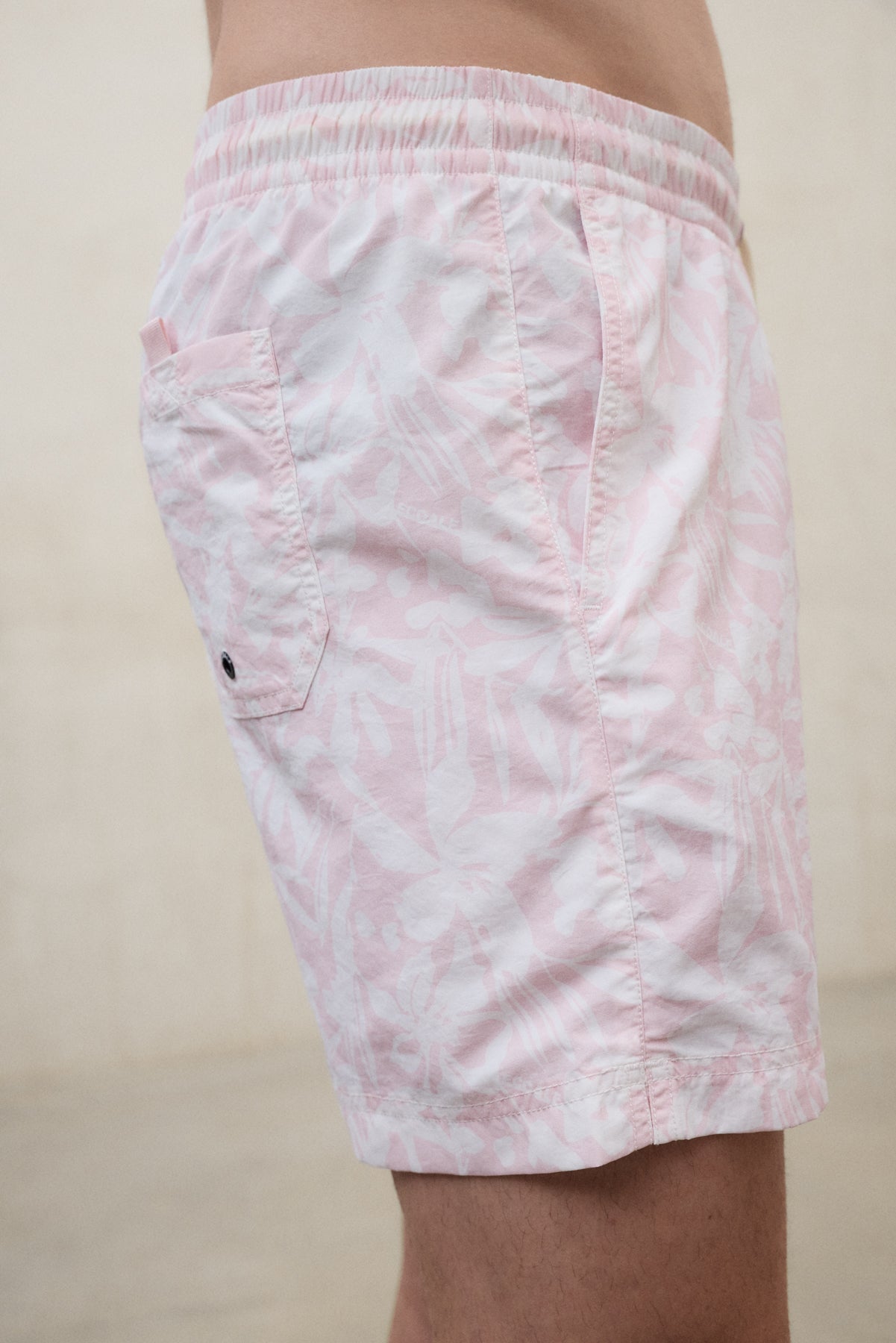 PINK BEQUIA SWIM TRUNKS