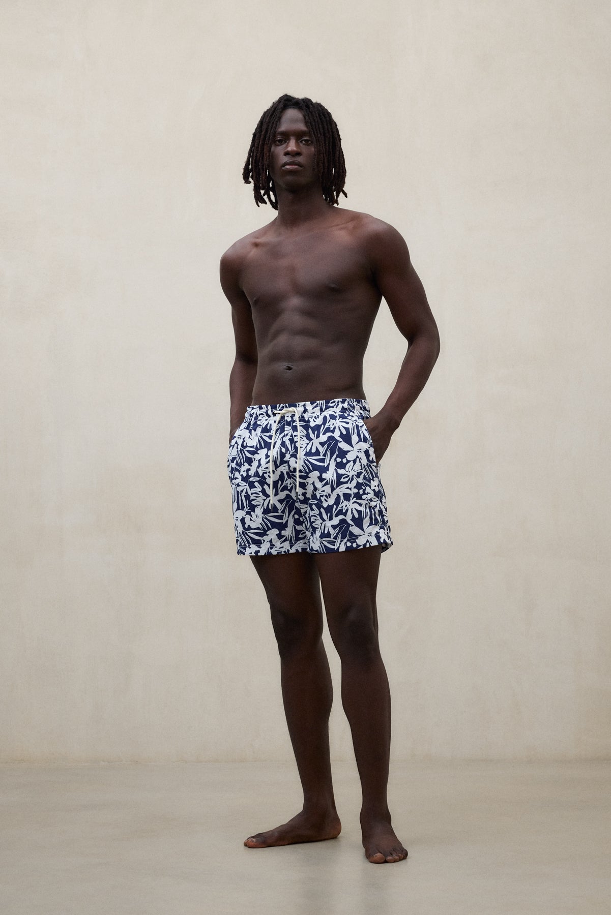 BLUE BEQUIA SWIM TRUNKS