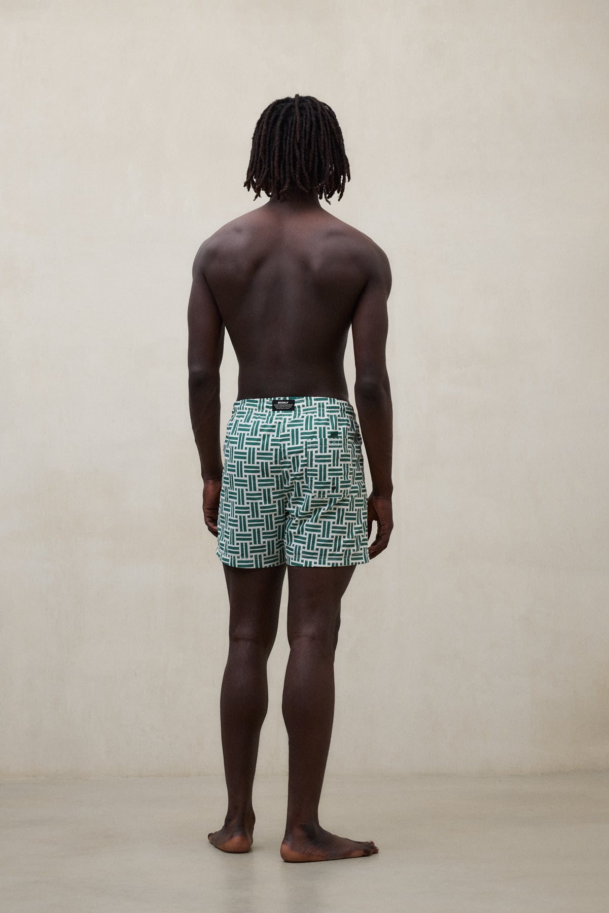 GREEN BEQUIA SWIM TRUNKS