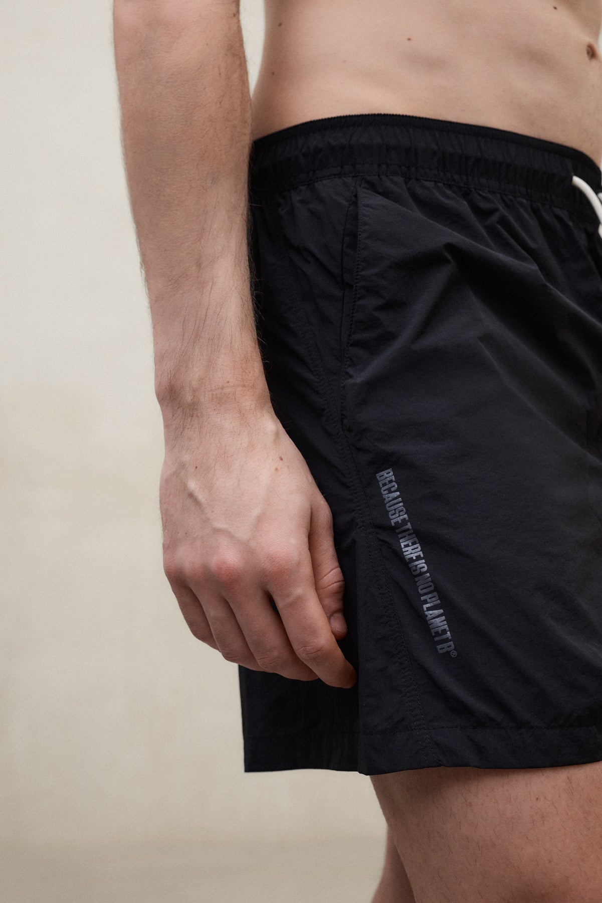 BLACK BIARRITZ SWIM TRUNKS