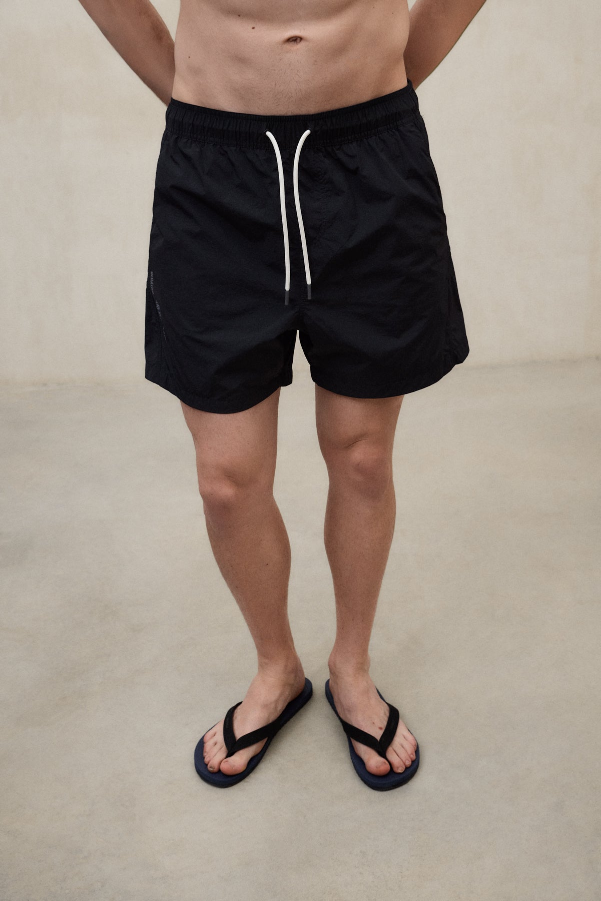 BLACK BIARRITZ SWIM TRUNKS