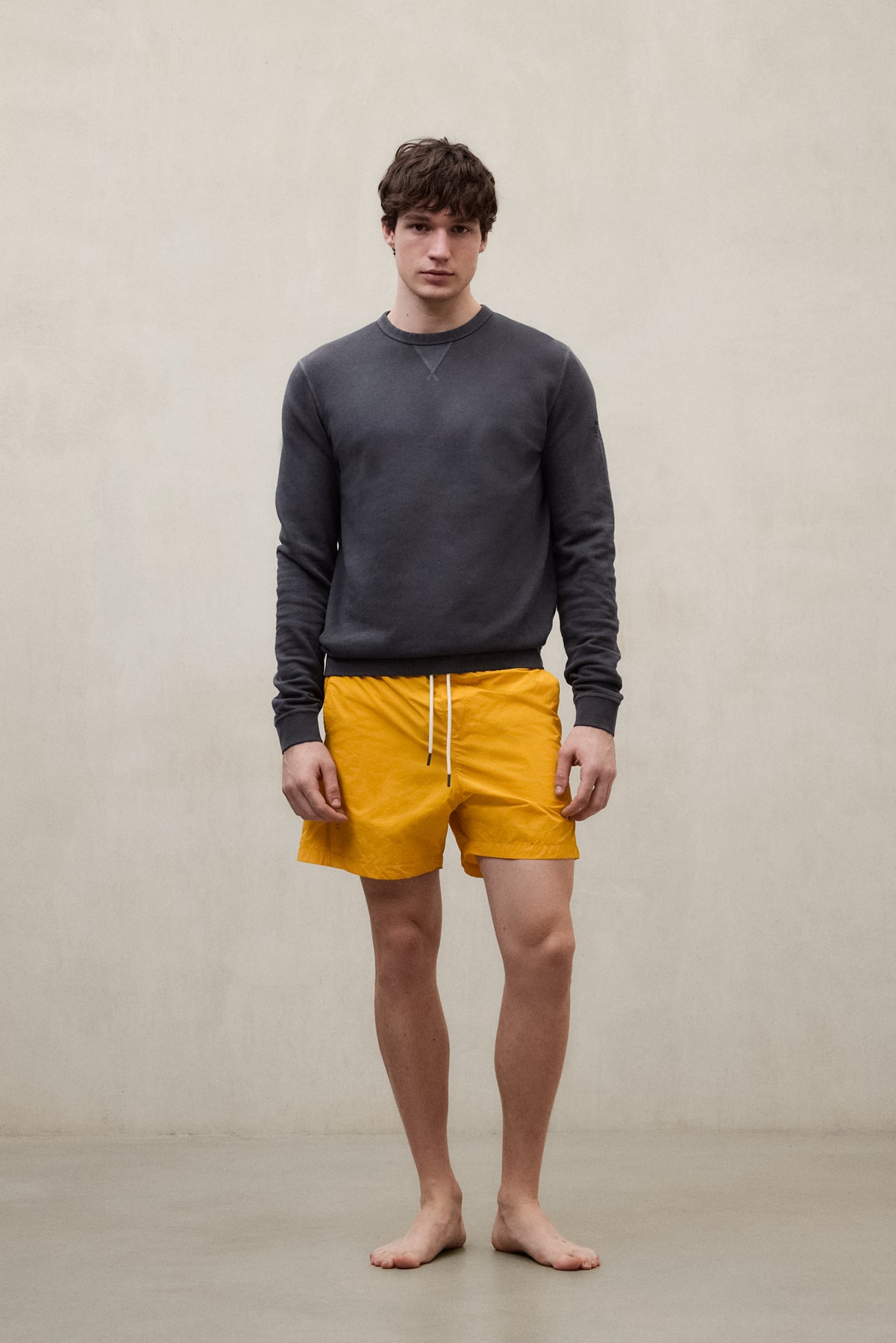 YELLOW BIARRITZ SWIM TRUNKS