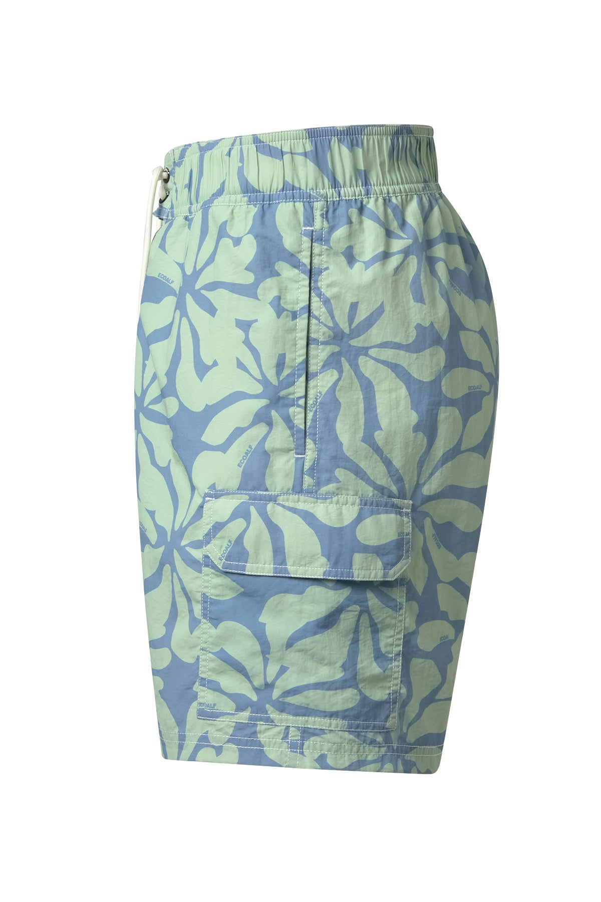 GREEN BIQUE SWIM TRUNKS