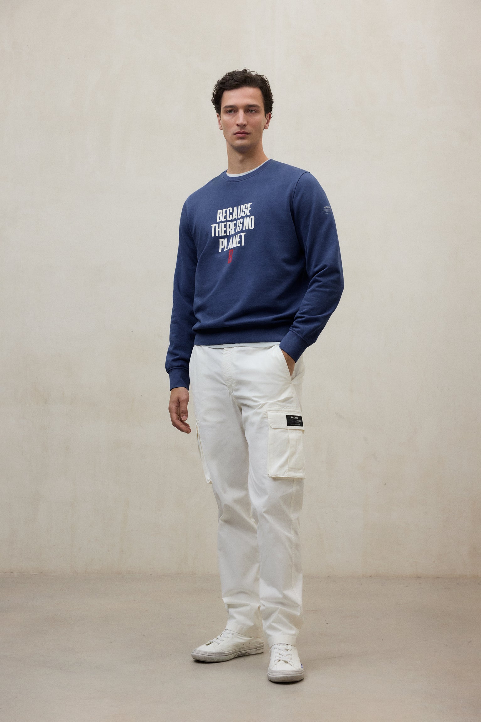 SWEATSHIRT BARDERA BLAU