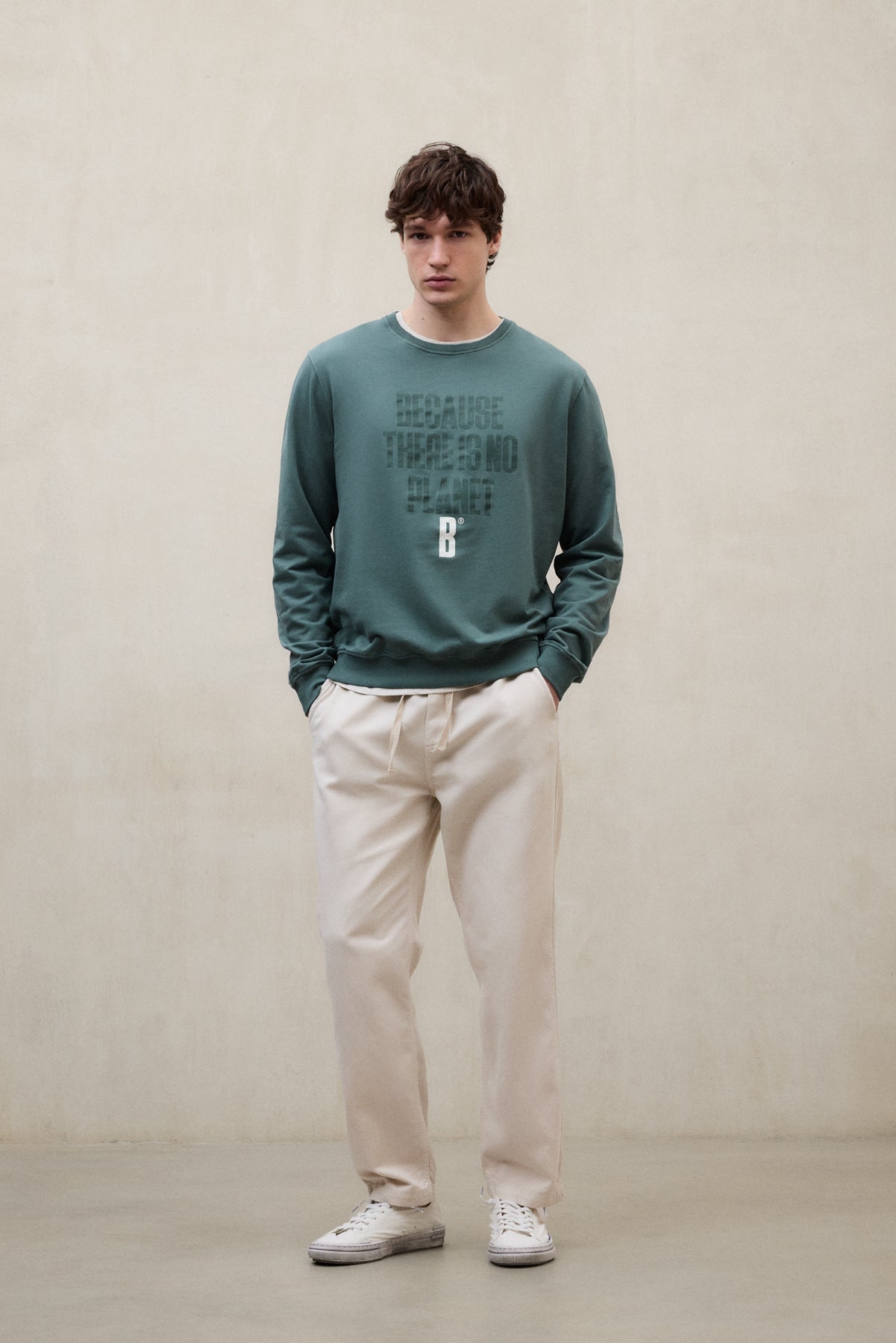 SWEAT-SHIRT BARDERA VERT