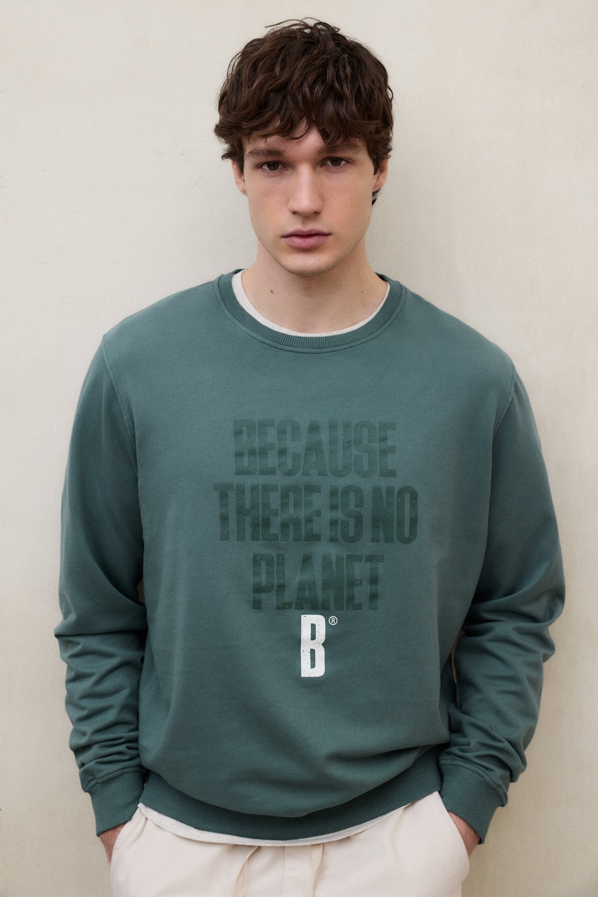 SWEAT-SHIRT BARDERA VERT