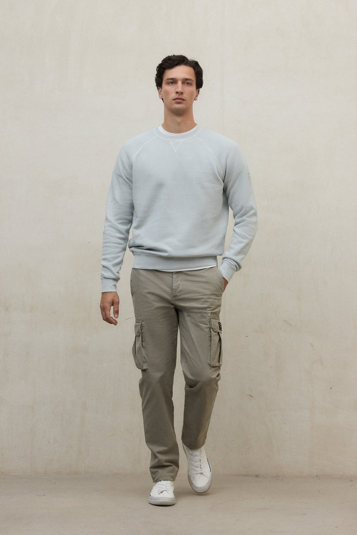 SUDADERA BERJA GRIS CLARO