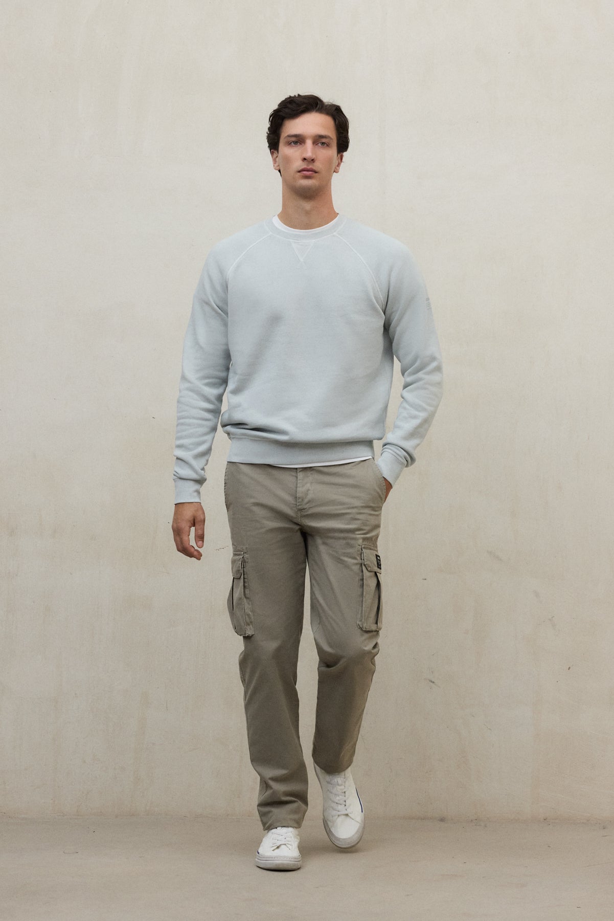 SWEATSHIRT BERJA HELLGRAU