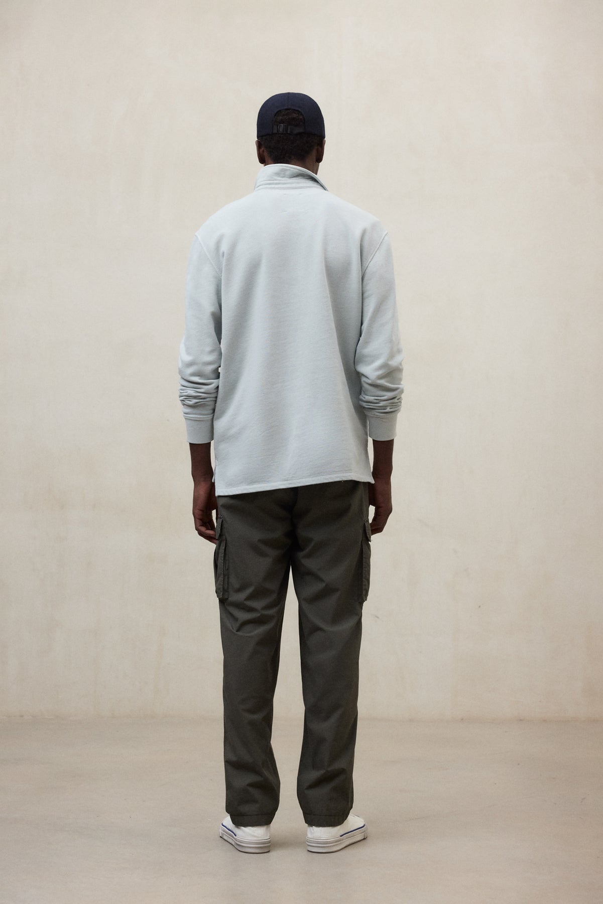 SUDADERA POLO BRENDAN GRIS CLARO