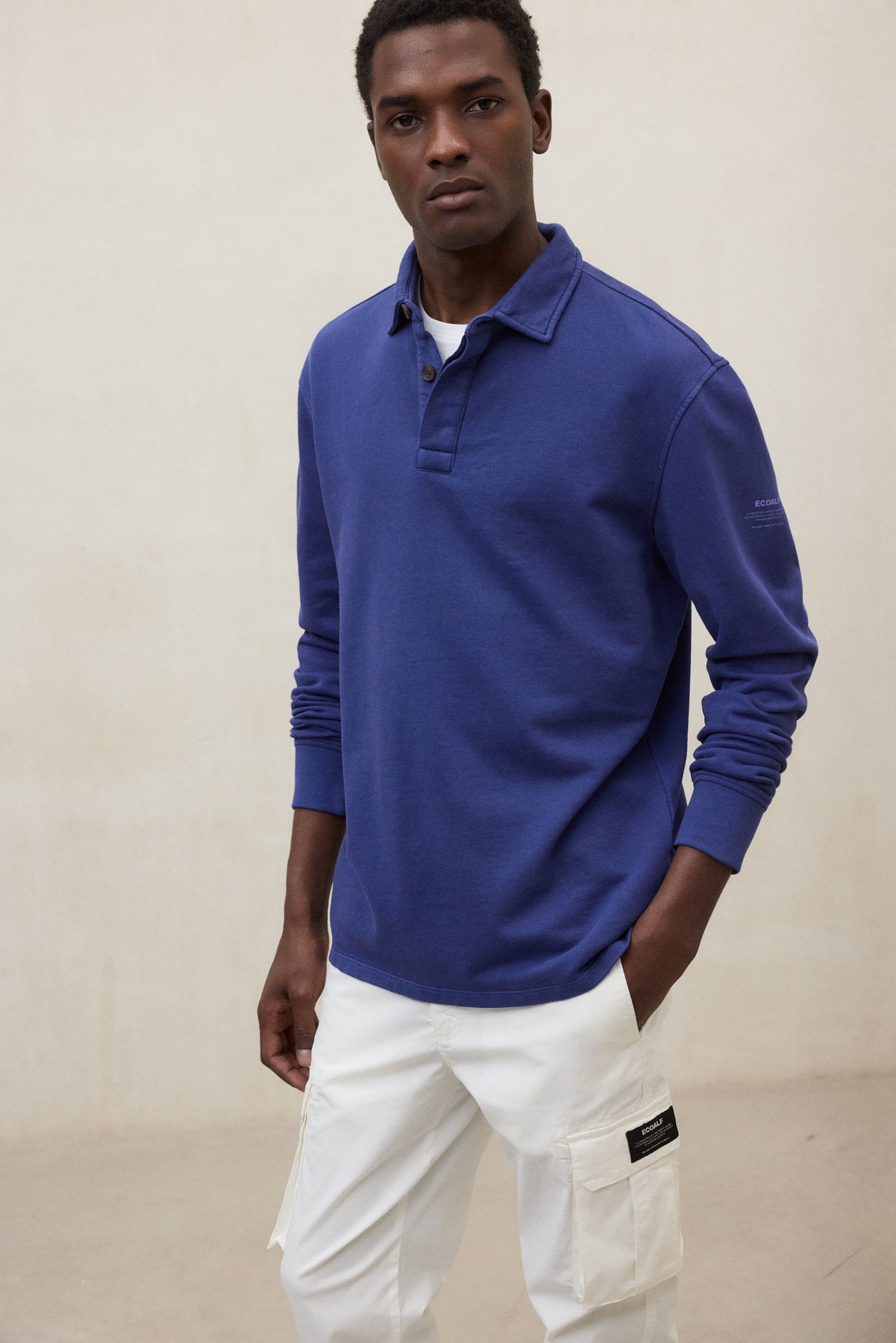 SUDADERA POLO BRENDAN AZUL