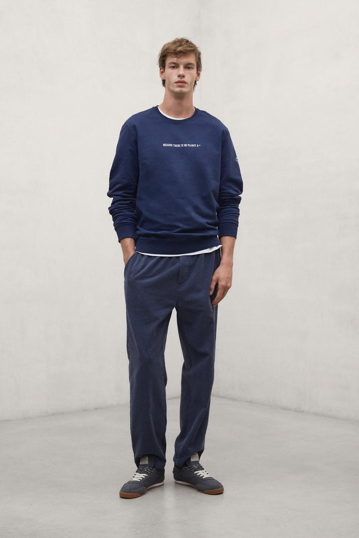SUDADERA DISA AZUL MARINO
