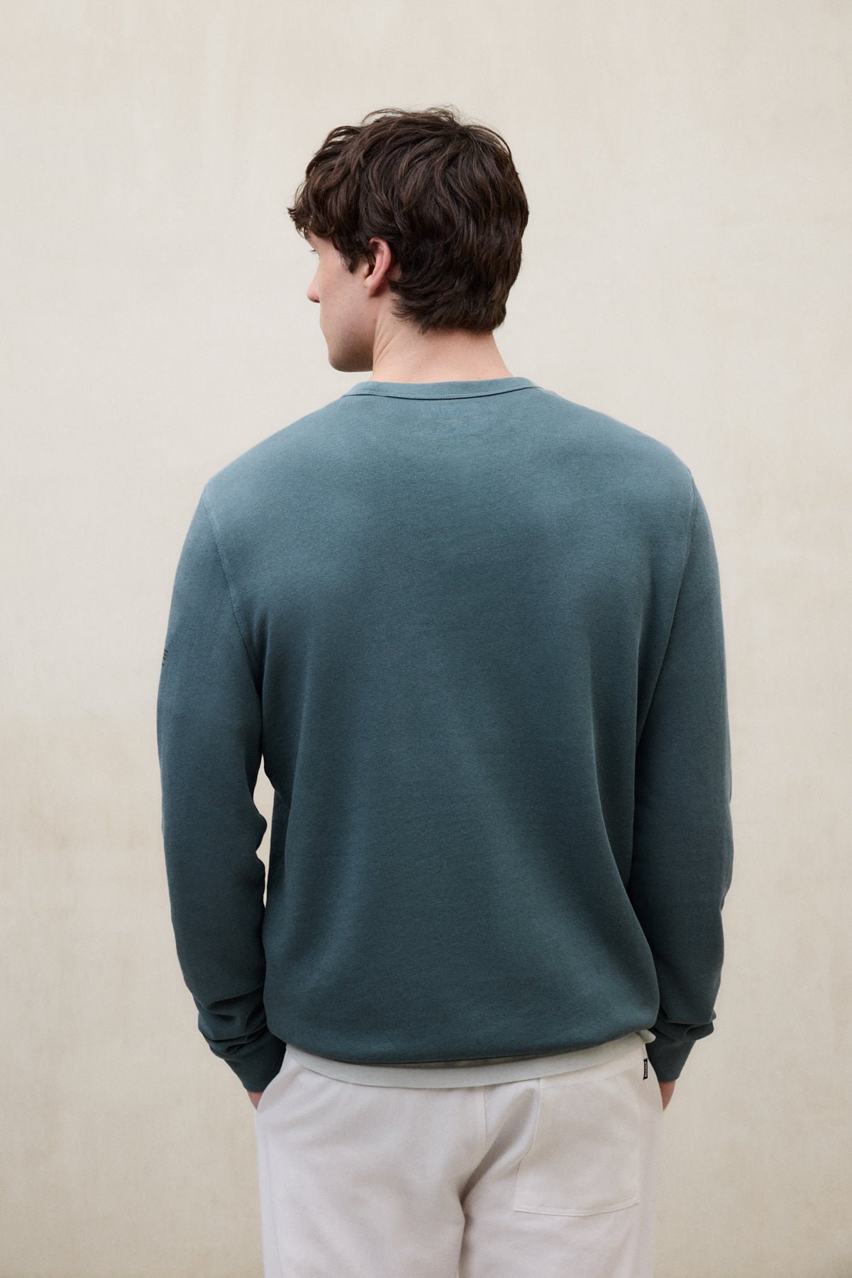 SWEAT-SHIRT GOLA VERT