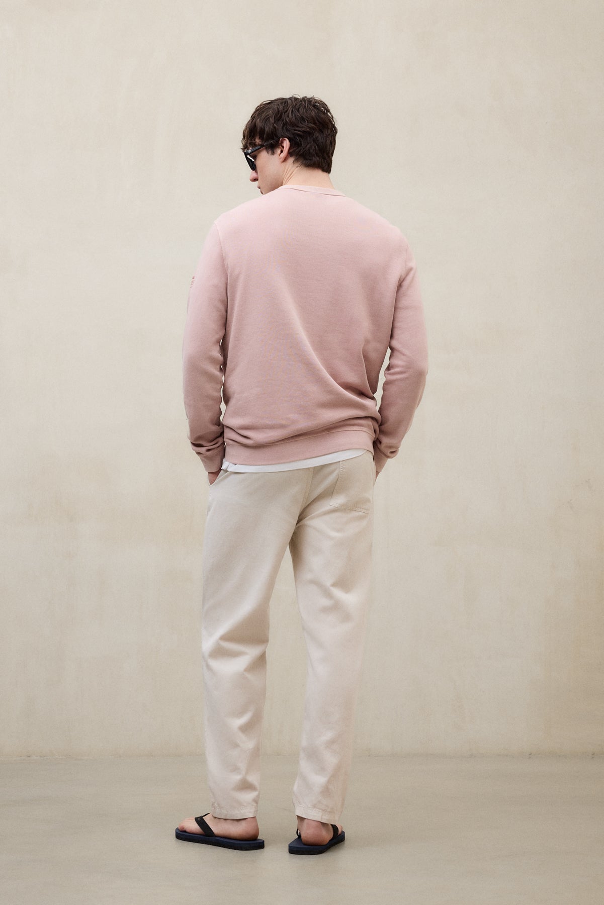 SWEAT-SHIRT GOLA ROSE