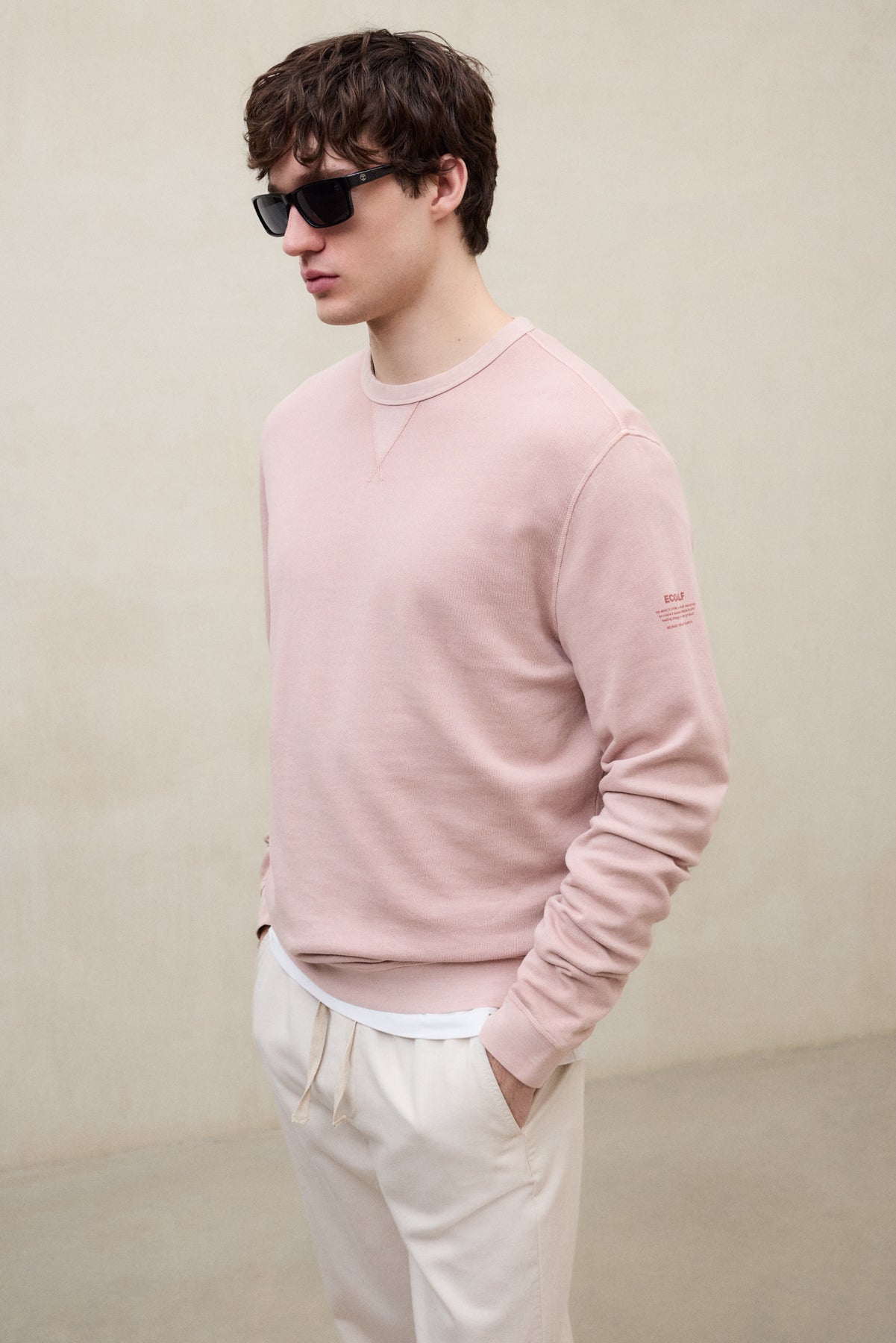 SWEAT-SHIRT GOLA ROSE