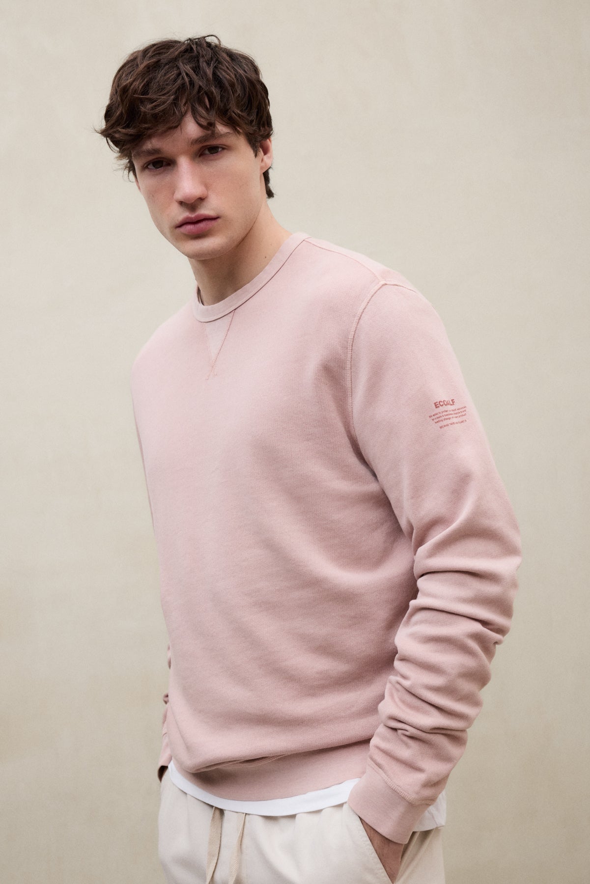 SWEAT-SHIRT GOLA ROSE