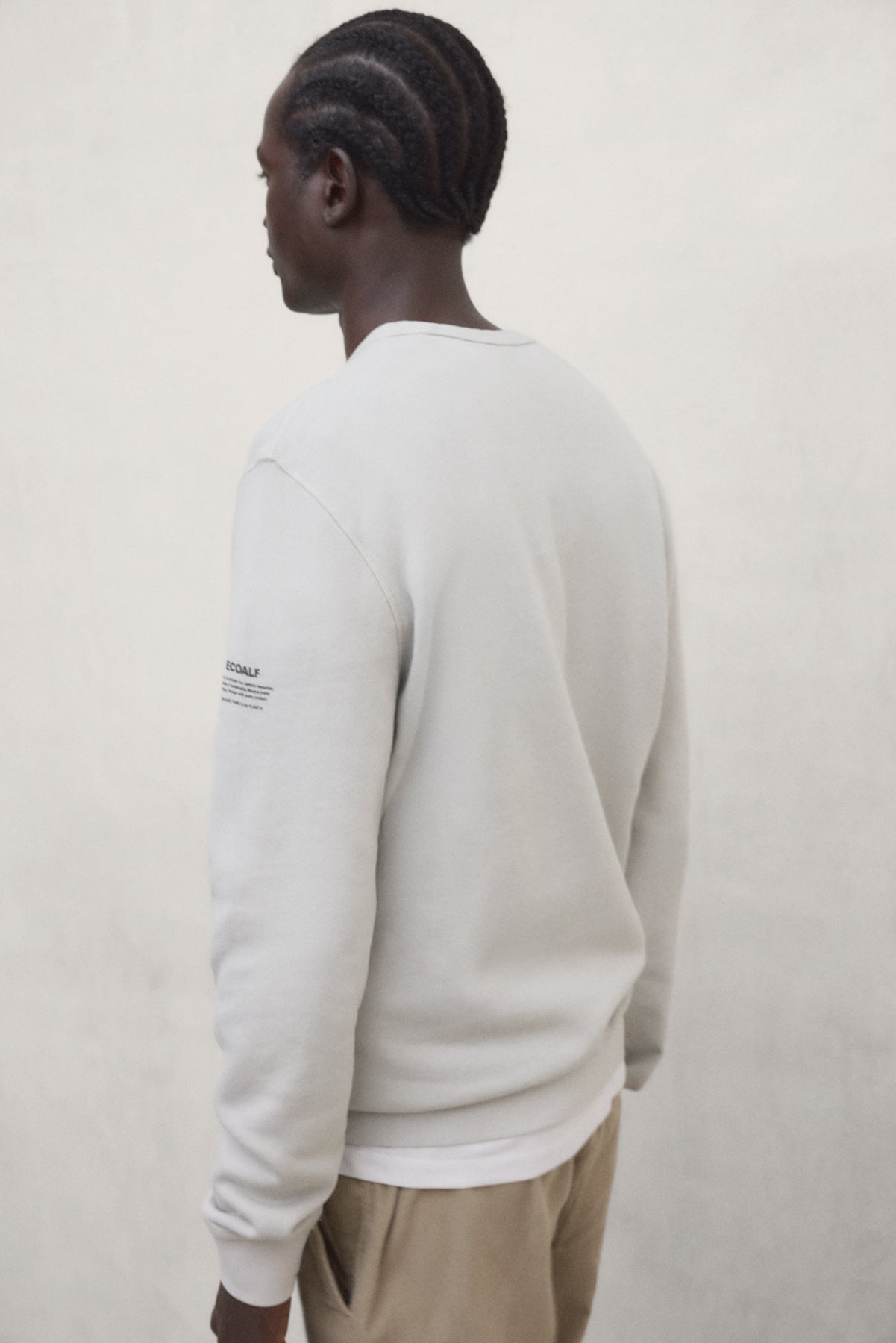 SUDADERA GOLA GRIS CLARO
