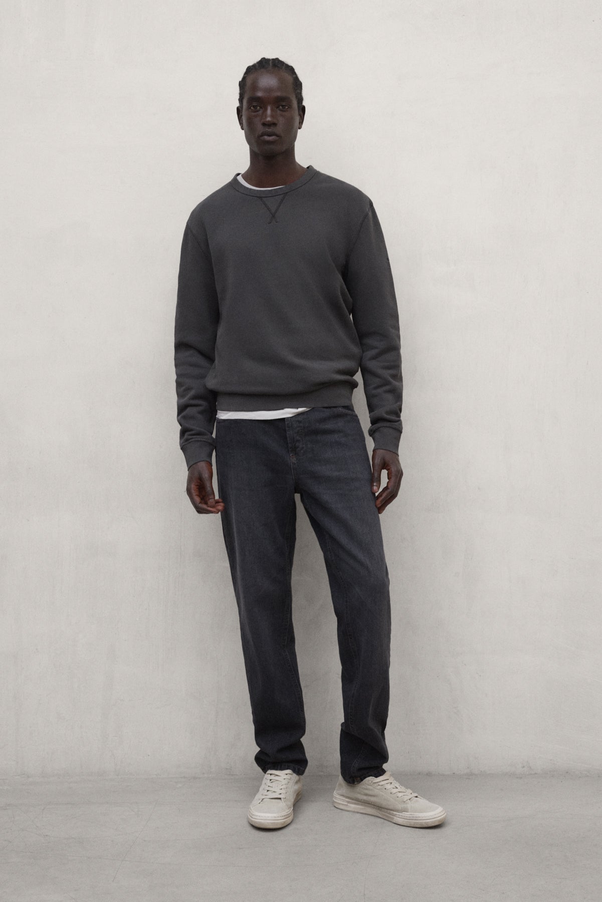 SWEAT-SHIRT GOLA GRIS FONCÉ