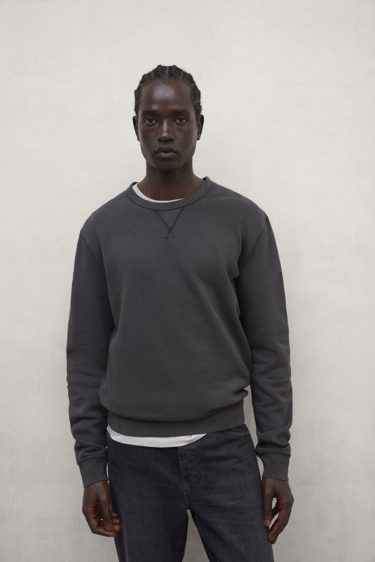 SWEAT-SHIRT GOLA GRIS FONCÉ
