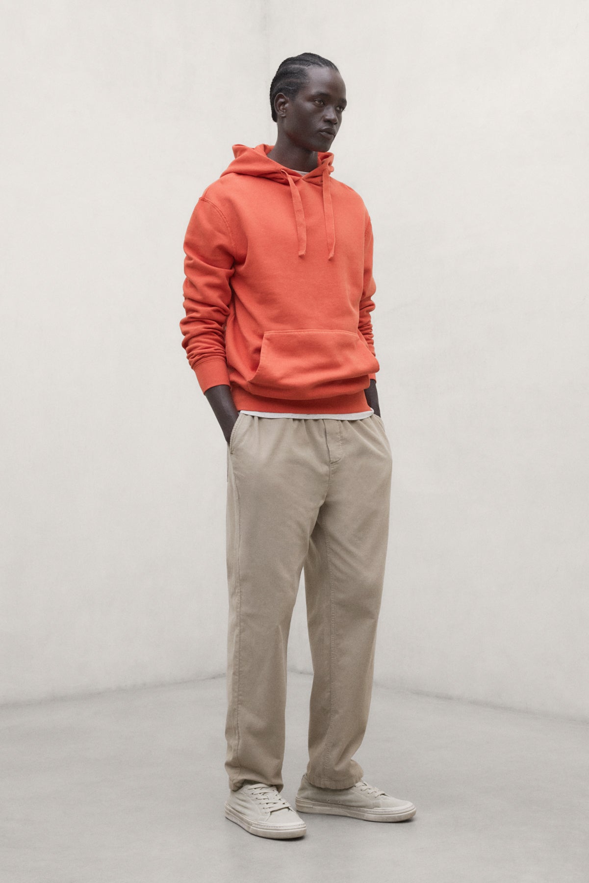 SUDADERA PATES NARANJA
