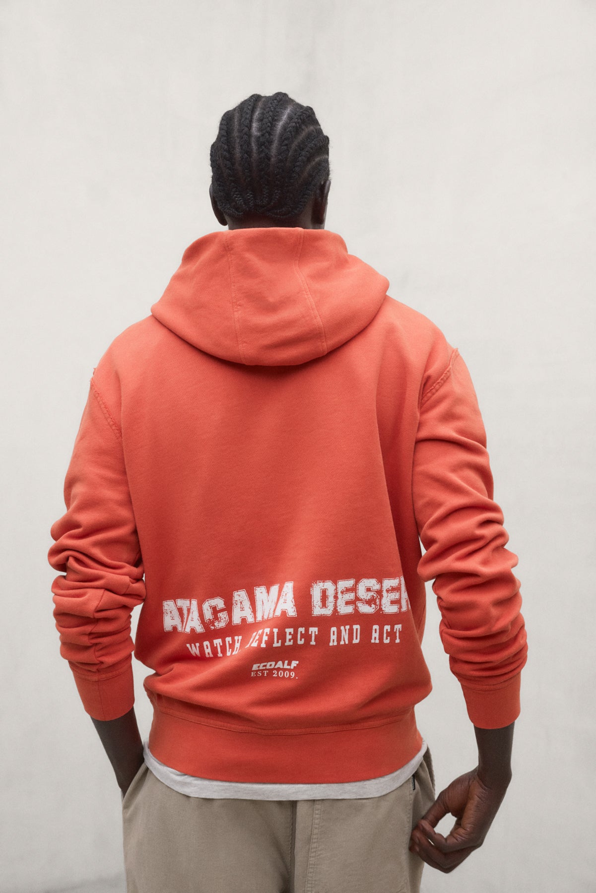 SUDADERA PATES NARANJA