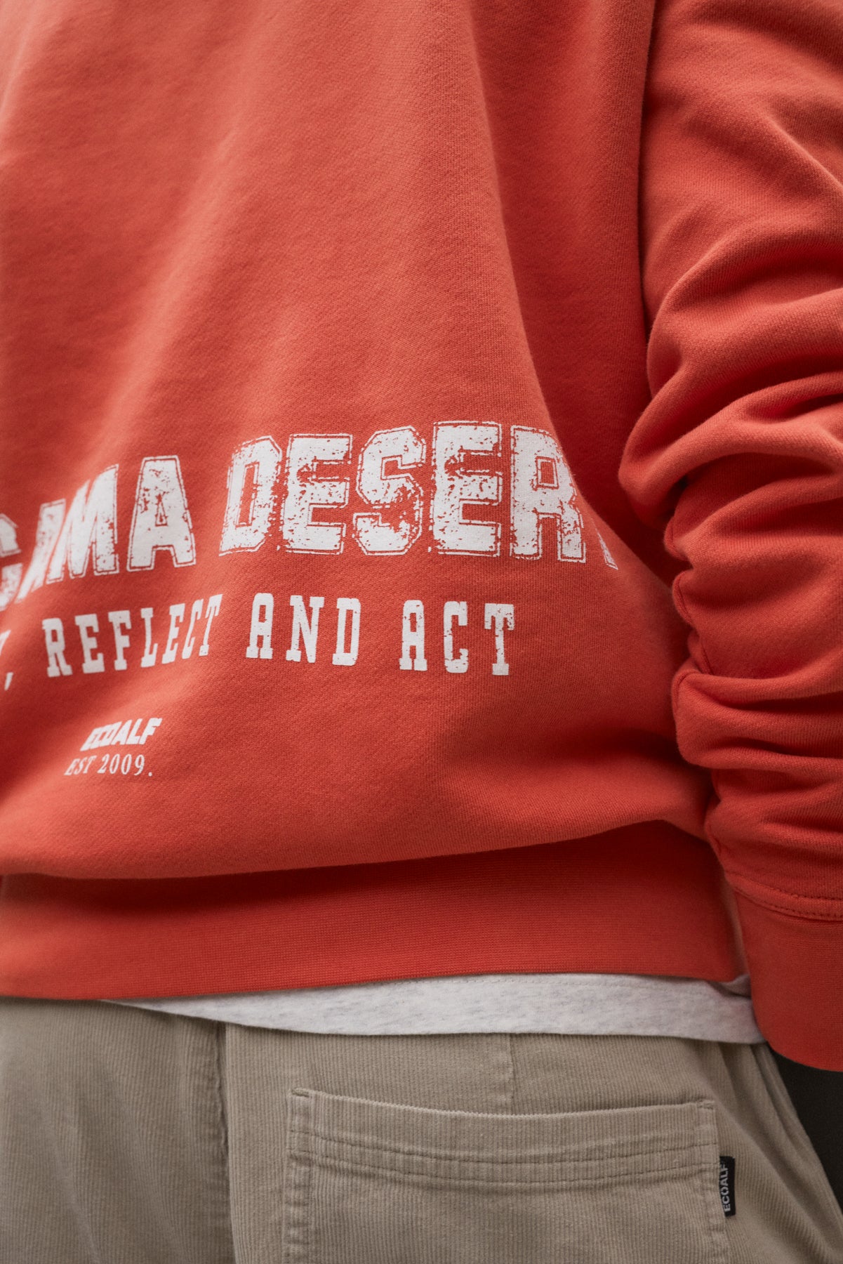 SUDADERA PATES NARANJA