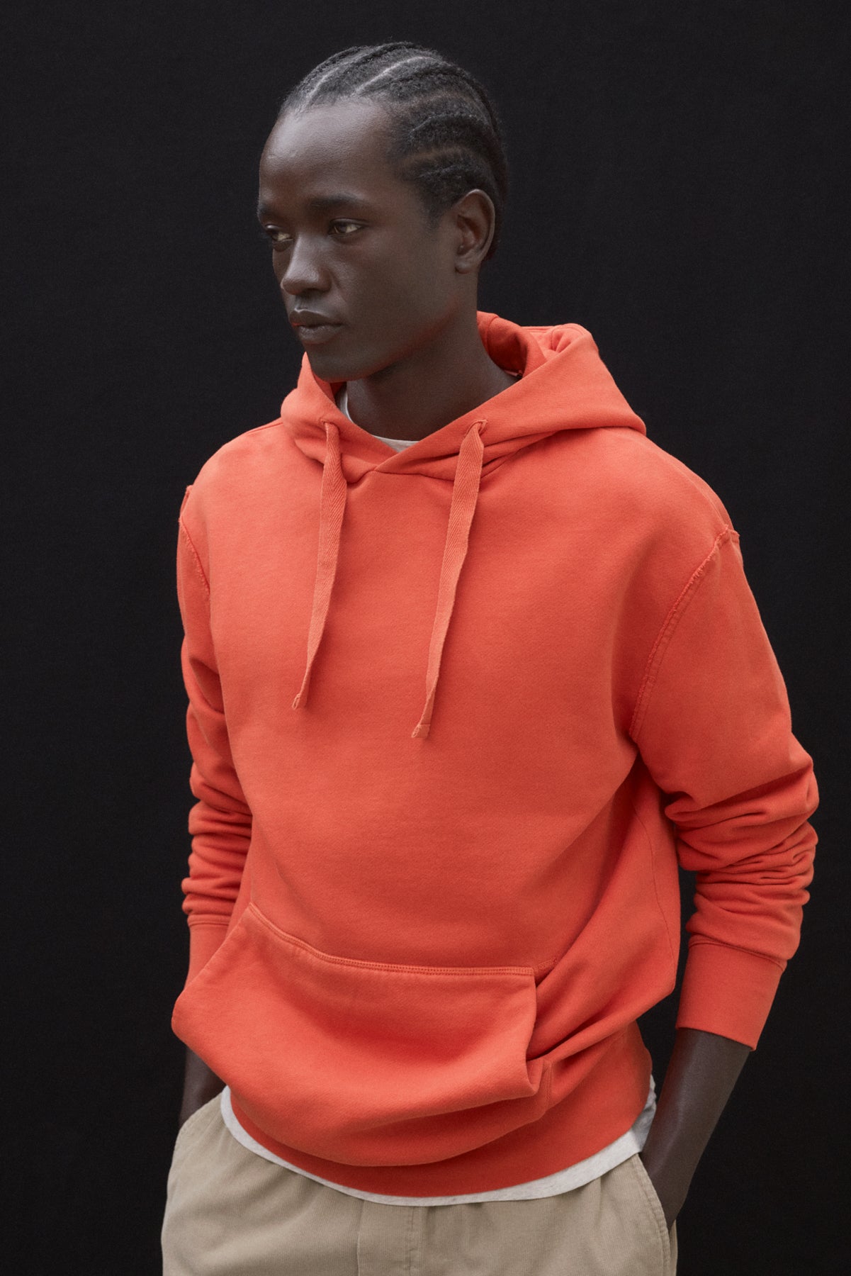 SUDADERA PATES NARANJA