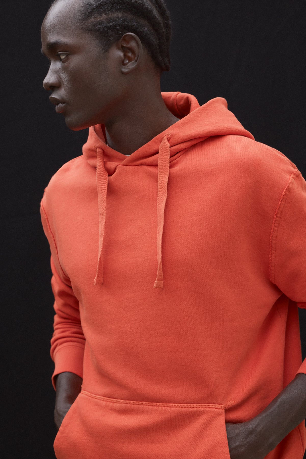 SUDADERA PATES NARANJA