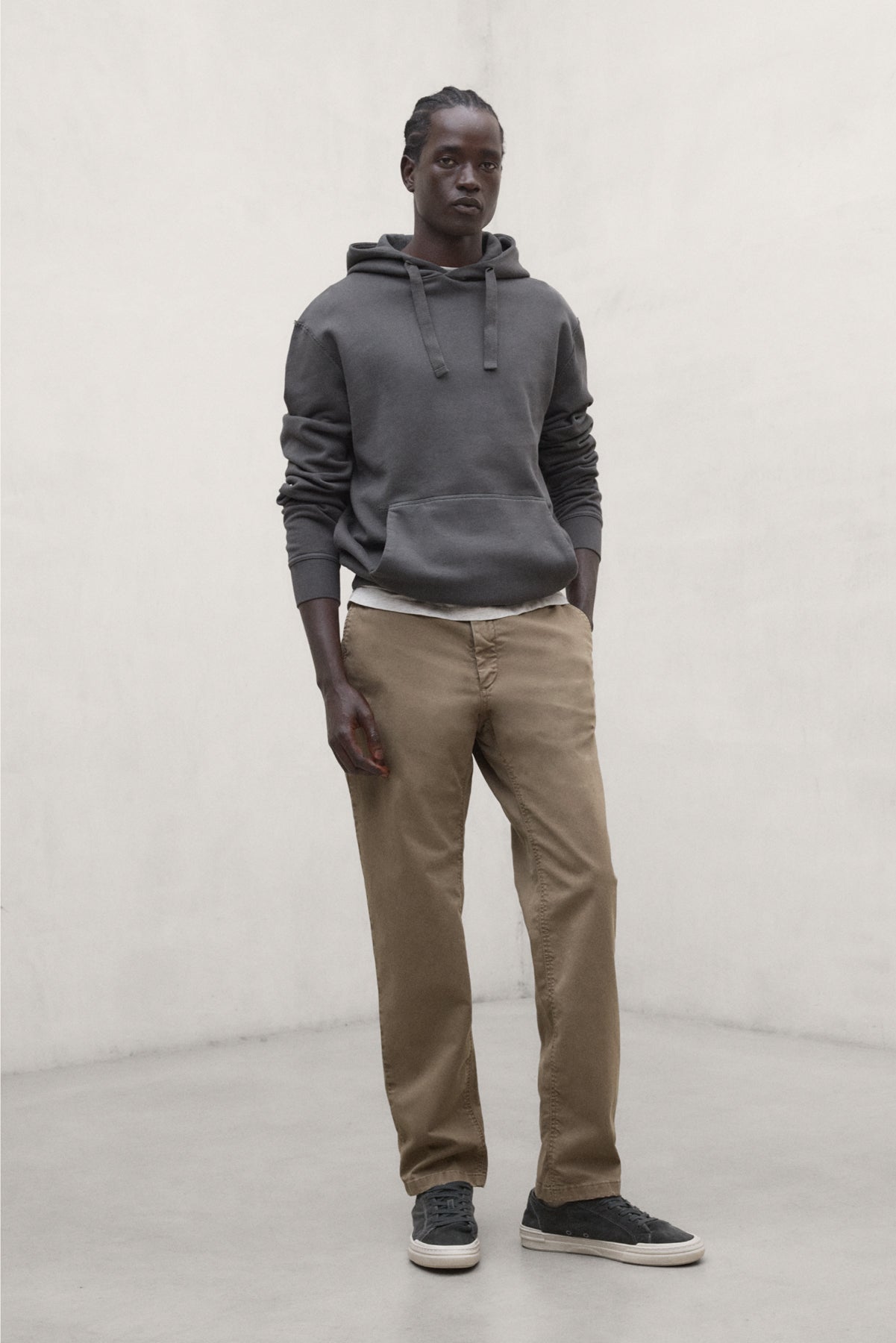 DARK GREY PATES HOODIE