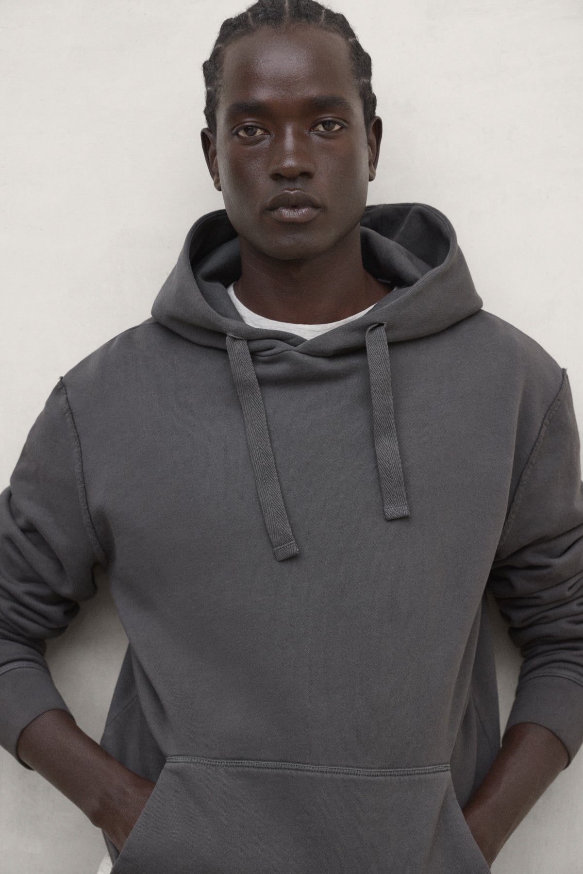 DARK GREY PATES HOODIE