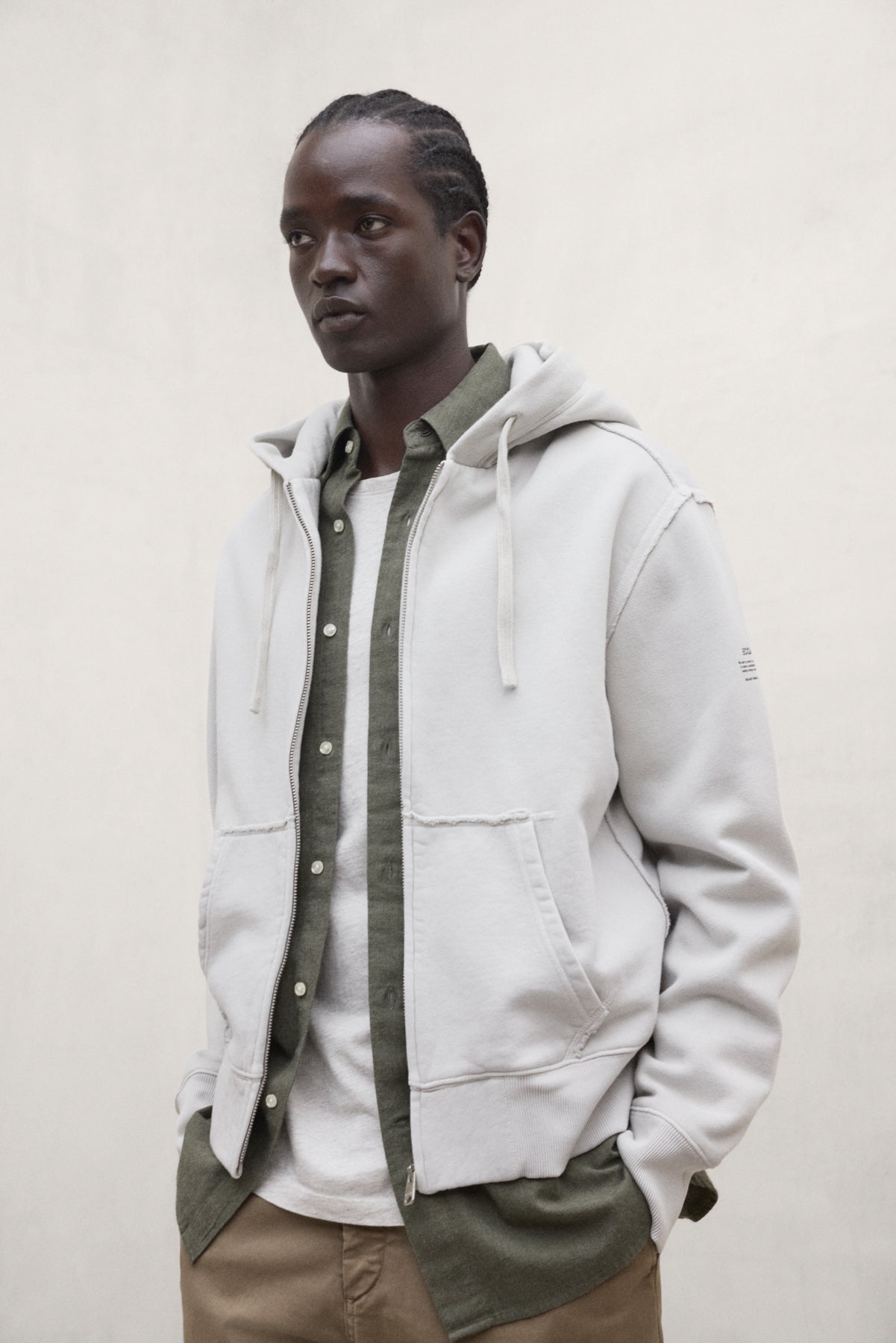 LIGHT GREY RENA SWEATSHIRT